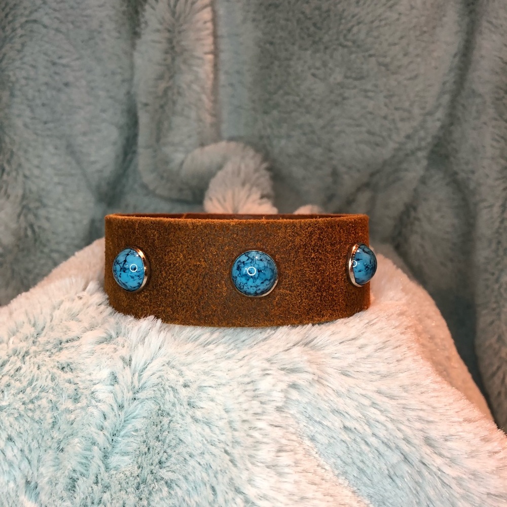 Bracelet - Handmade from genuine leather belt